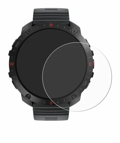 Immagine del dispositivo Polar Grit X2 Pro con un'ampia varietà di protezioni per lo schermo.