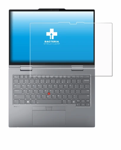 Immagine del dispositivo Lenovo ThinkPad X1 2-in-1 Gen 9 14" con un'ampia varietà di protezioni per lo schermo.