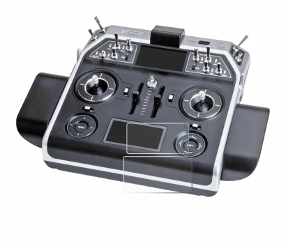 Immagine del dispositivo Graupner MC-28 con un'ampia varietà di protezioni per lo schermo.