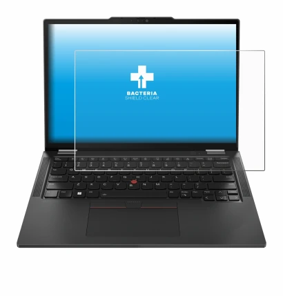 Immagine del dispositivo Lenovo ThinkPad X13 Gen 5 con un'ampia varietà di protezioni per lo schermo.