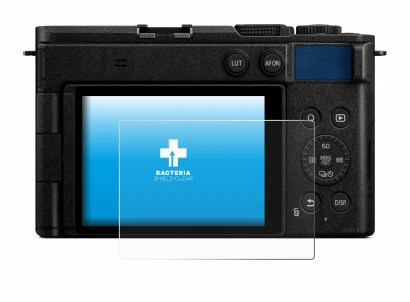 Immagine del dispositivo Panasonic Lumix DC-S9 con un'ampia varietà di protezioni per lo schermo.