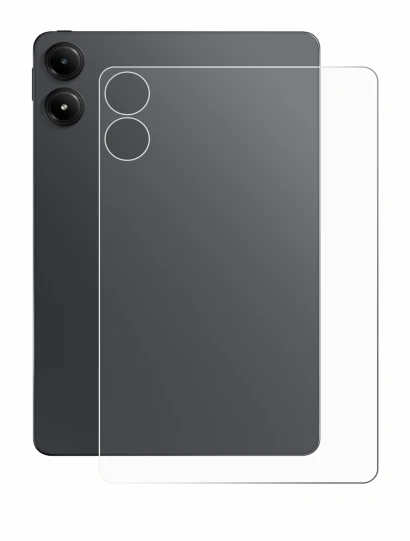 Immagine del dispositivo Xiaomi Redmi Pad Pro (Posteriore) con un'ampia varietà di protezioni per lo schermo.