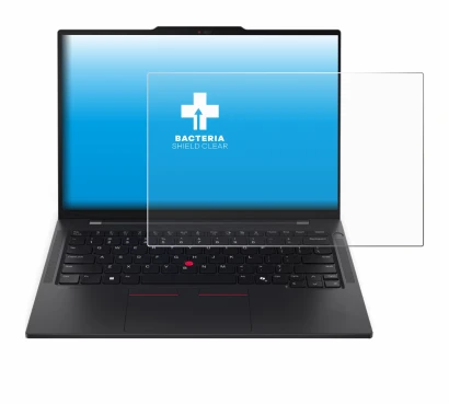 Immagine del dispositivo Lenovo ThinkPad T14s Gen 6 con un'ampia varietà di protezioni per lo schermo.