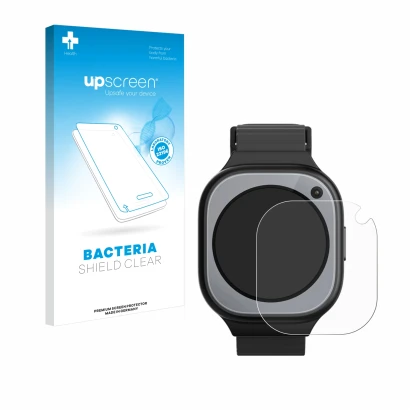 Parte frontale di una confezione del prodotto con il logo del marchio upscreen. Accanto è raffigurato il dispositivo Xplora X6