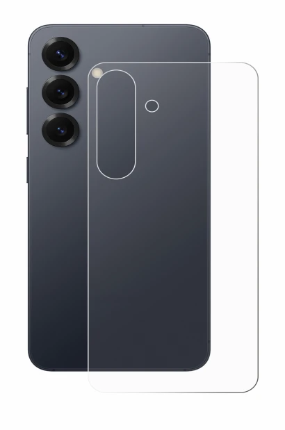 Immagine del dispositivo Samsung Galaxy S25 (Posteriore) con un'ampia varietà di protezioni per lo schermo.