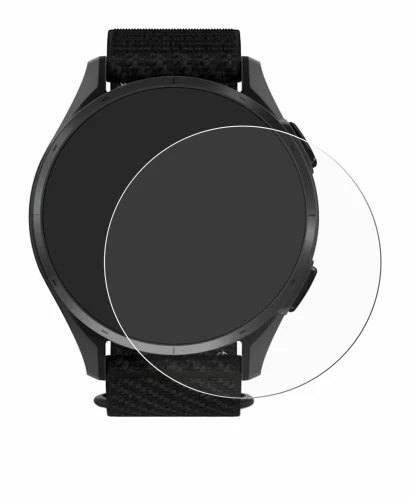 Immagine del dispositivo Garmin Approach S50 con un'ampia varietà di protezioni per lo schermo.