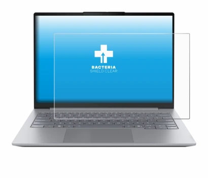 Immagine del dispositivo Lenovo ThinkBook 14 Gen 8 con un'ampia varietà di protezioni per lo schermo.