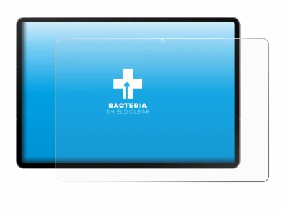 Immagine del dispositivo Samsung Galaxy Tab S10 FE+ 5G con un'ampia varietà di protezioni per lo schermo.