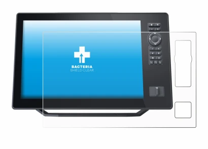 Immagine del dispositivo Humminbird Xplore 12 con un'ampia varietà di protezioni per lo schermo.