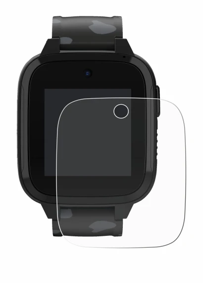 Immagine del dispositivo Xplora XGO3 (2a Gen.) con un'ampia varietà di protezioni per lo schermo.