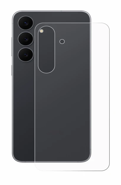 Immagine del dispositivo Samsung Galaxy S25 FE (Posteriore) con un'ampia varietà di protezioni per lo schermo.