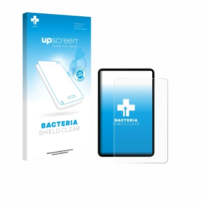 Parte frontale di una confezione del prodotto con il logo del marchio upscreen. Accanto è raffigurato il dispositivo Xiaomi Pa