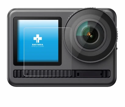 Immagine del dispositivo Akaso Brave 8 (Fronte Display) con un'ampia varietà di protezioni per lo schermo.