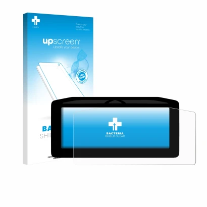 Parte frontale di una confezione del prodotto con il logo del marchio upscreen. Accanto è raffigurato il dispositivo Ducati Pa