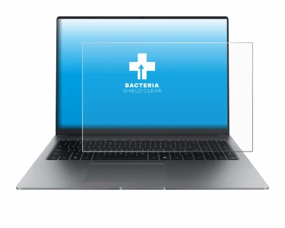 Immagine del dispositivo Honor MagicBook X16 Plus 2025 con un'ampia varietà di protezioni per lo schermo.