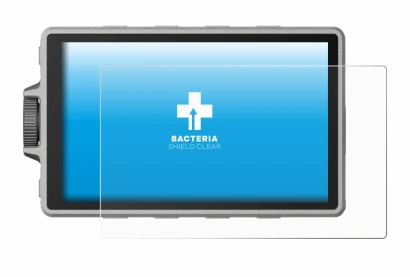 Immagine del dispositivo DJI Ronin 4D con un'ampia varietà di protezioni per lo schermo.