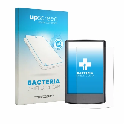 Parte frontale di una confezione del prodotto con il logo del marchio upscreen. Accanto è raffigurato il dispositivo Engwe Eng