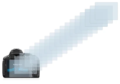 Immagine del dispositivo Nikon D5300 con un'ampia varietà di protezioni per lo schermo.