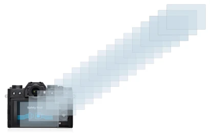 Immagine del dispositivo Fujifilm X-T20 con un'ampia varietà di protezioni per lo schermo.