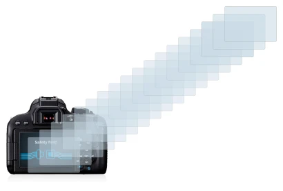 Immagine del dispositivo Canon EOS 800D con un'ampia varietà di protezioni per lo schermo.
