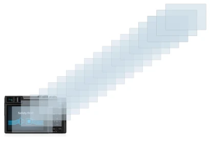 Immagine del dispositivo Panasonic Lumix DC-TZ91 con un'ampia varietà di protezioni per lo schermo.