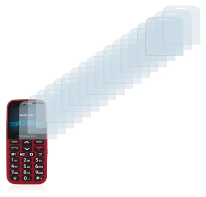 Immagine del dispositivo Doro Primo 366 con un'ampia varietà di protezioni per lo schermo.
