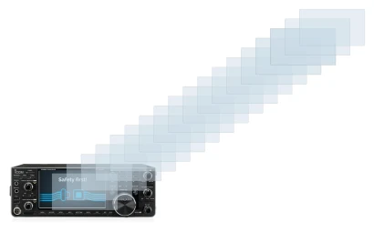 Immagine del dispositivo Icom IC-7610 con un'ampia varietà di protezioni per lo schermo.
