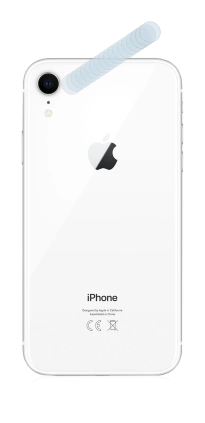 Immagine del dispositivo Apple iPhone XR (SOLO Fotocamera) con un'ampia varietà di protezioni per lo schermo.