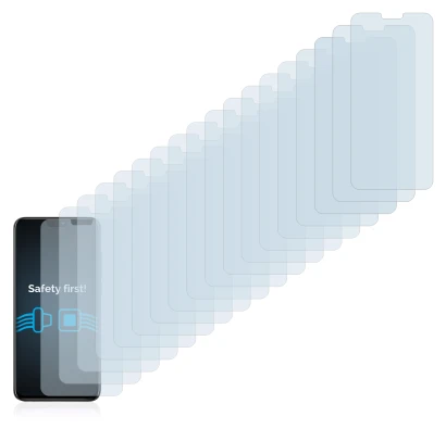 Immagine del dispositivo Honor 8X con un'ampia varietà di protezioni per lo schermo.