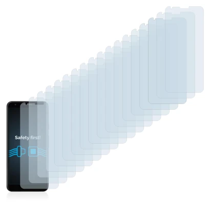 Immagine del dispositivo Google Pixel 3a XL con un'ampia varietà di protezioni per lo schermo.