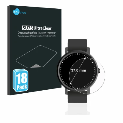 Parte frontale di una confezione del prodotto con il logo del marchio Savvies. Accanto è raffigurato il dispositivo Circolare 