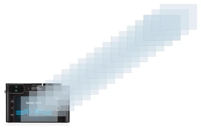 Immagine del dispositivo Leica Q2 con un'ampia varietà di protezioni per lo schermo.