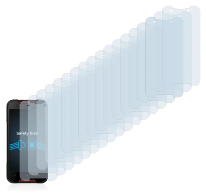 Immagine del dispositivo Cubot Quest Lite con un'ampia varietà di protezioni per lo schermo.