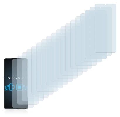 Immagine del dispositivo Nokia 7.2 con un'ampia varietà di protezioni per lo schermo.
