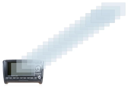 Immagine del dispositivo Audi A3 8P 2004-2012 RNS-E con un'ampia varietà di protezioni per lo schermo.
