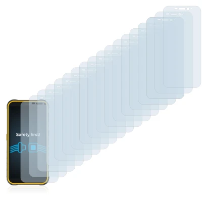 Immagine del dispositivo Ulefone Armor X8 con un'ampia varietà di protezioni per lo schermo.