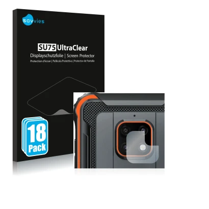 Parte frontale di una confezione del prodotto con il logo del marchio Savvies. Accanto è raffigurato il dispositivo Blackview 