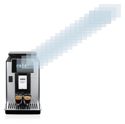 Immagine del dispositivo DeLonghi PrimaDonna Soul ECAM610.55.SB con un'ampia varietà di protezioni per lo schermo.