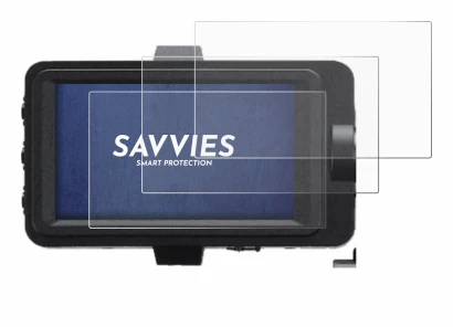 Immagine del dispositivo Sony FX6 con un'ampia varietà di protezioni per lo schermo.