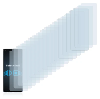 Immagine del dispositivo Oppo A74 con un'ampia varietà di protezioni per lo schermo.
