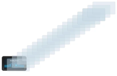 Immagine del dispositivo Desview R5 5.5" con un'ampia varietà di protezioni per lo schermo.