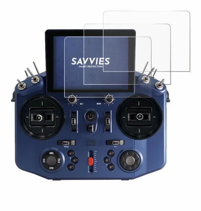 Immagine del dispositivo FrSky Tandem X20S con un'ampia varietà di protezioni per lo schermo.