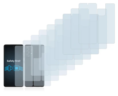 Immagine del dispositivo Samsung Galaxy A52s 5G (Fronte+Retro) con un'ampia varietà di protezioni per lo schermo.