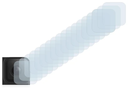 Immagine del dispositivo GoPro Hero 10 Black Lente (Cassa) con un'ampia varietà di protezioni per lo schermo.