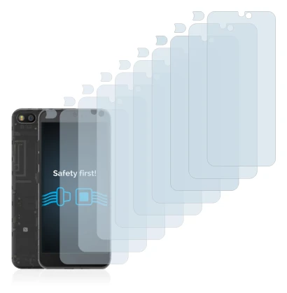 Immagine del dispositivo Fairphone 3 (Fronte+Fotocamera) con un'ampia varietà di protezioni per lo schermo.
