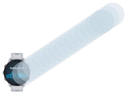 Immagine del dispositivo Garmin Forerunner 955 con un'ampia varietà di protezioni per lo schermo.