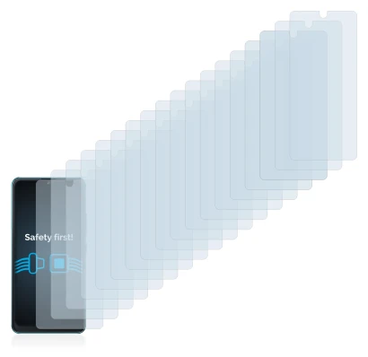 Immagine del dispositivo Cubot Note 8 con un'ampia varietà di protezioni per lo schermo.