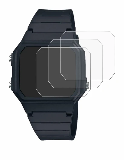Immagine del dispositivo Casio W-217H-1AVCF con un'ampia varietà di protezioni per lo schermo.