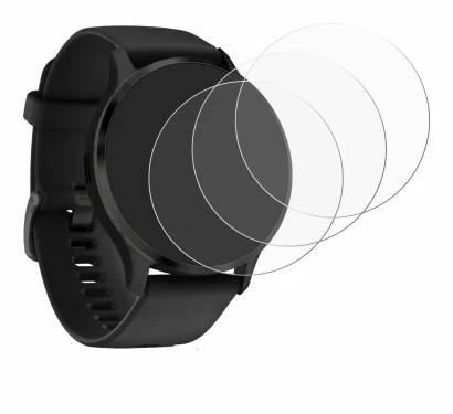 Immagine del dispositivo Garmin Venu 3S con un'ampia varietà di protezioni per lo schermo.