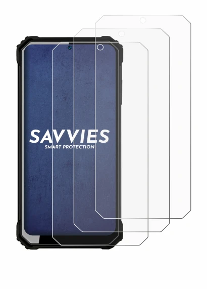Immagine del dispositivo Oukitel WP23 con un'ampia varietà di protezioni per lo schermo.